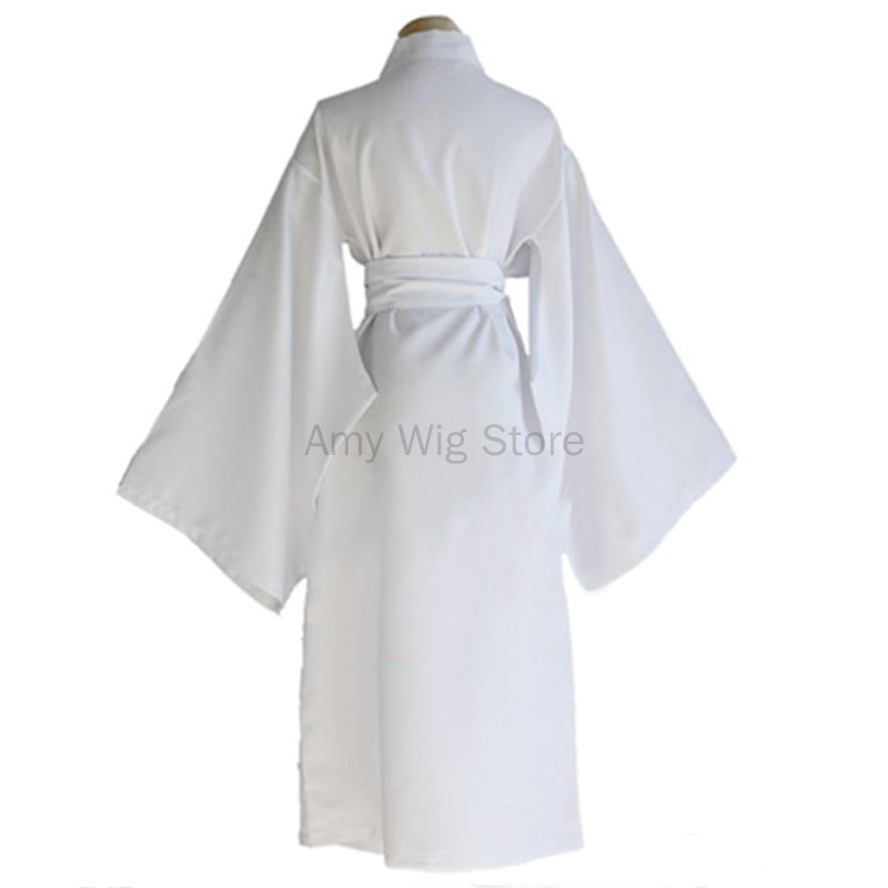 Robe Yukata blanche pour hommes et femmes, Kimono traditionnel japonais, sous-vêtements intérieur Nagajuban, Costume Noragami Yukine