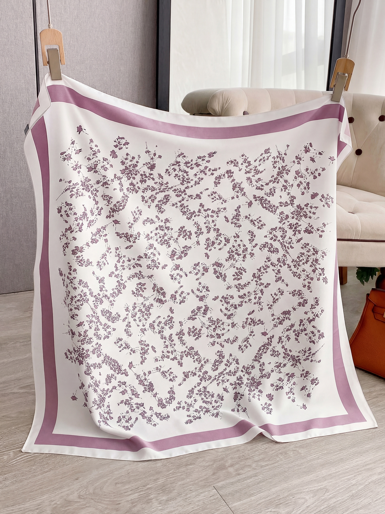 Foulard carré en coton imprimé pour femme, écharpes en soie, bandanas, châles de plage de luxe, hijabs élégants, foulards de cou