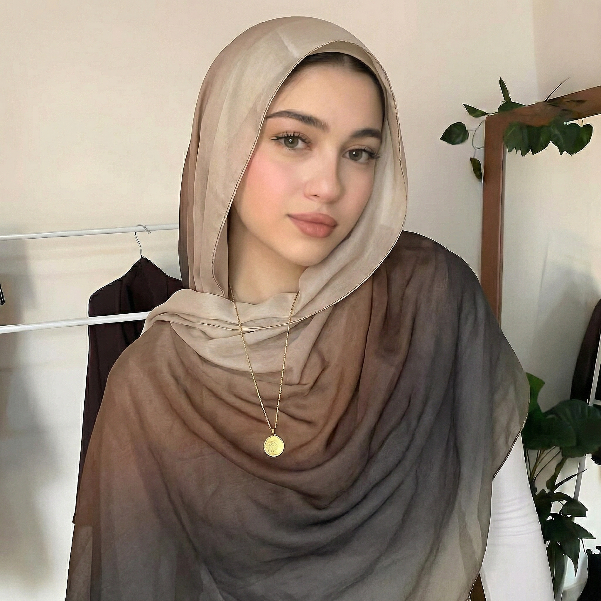 Foulard Hijab Femme Aquarelle Vintage Luxe Plage 180cm Long Bandana Bandeau Mouchoir Bohème Accessoires Musulmans 2026