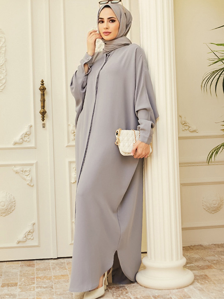 Eid Muslim Abaya for Women Split Elegant Prayer Dress Morocco Caftan Saudi Arabic Party Dresses Kaftan Vestidos Ramadan Abayas