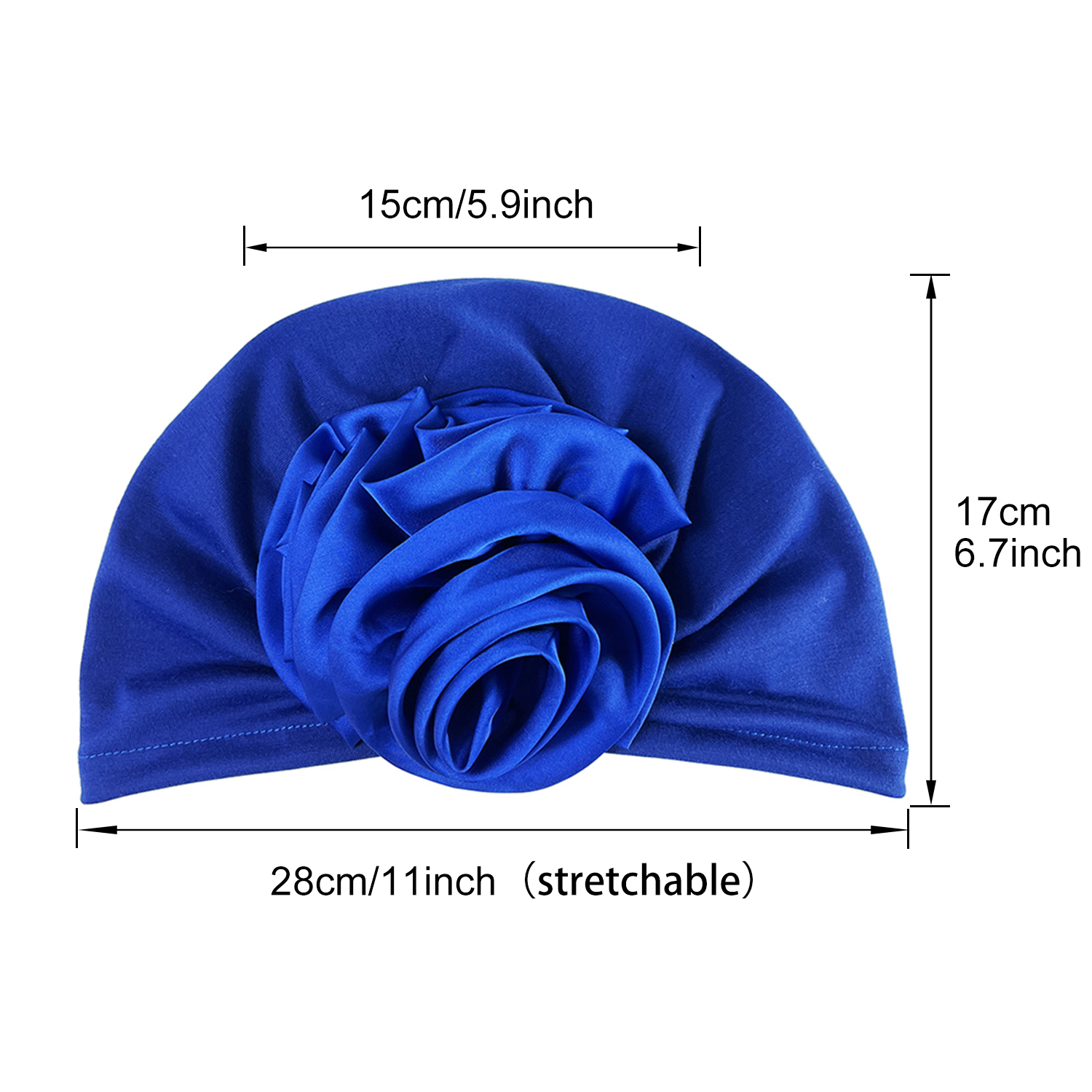 Turban de décoration florale pour femmes, document solide, fête, vêtements de sauna, casquette, accessoires pour cheveux, chapeaux pour femmes contre le cancer, indien, nouveau, 2024