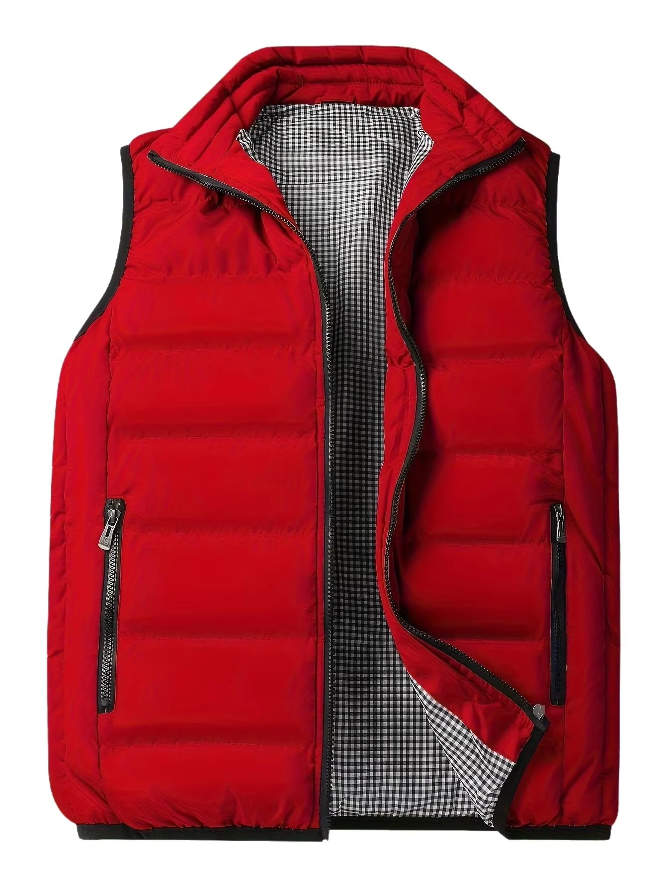 Gilet coupe-vent pour homme, veste sans manches, manteau d'hiver décontracté, gilet chaud en duvet de coton épais pour homme
