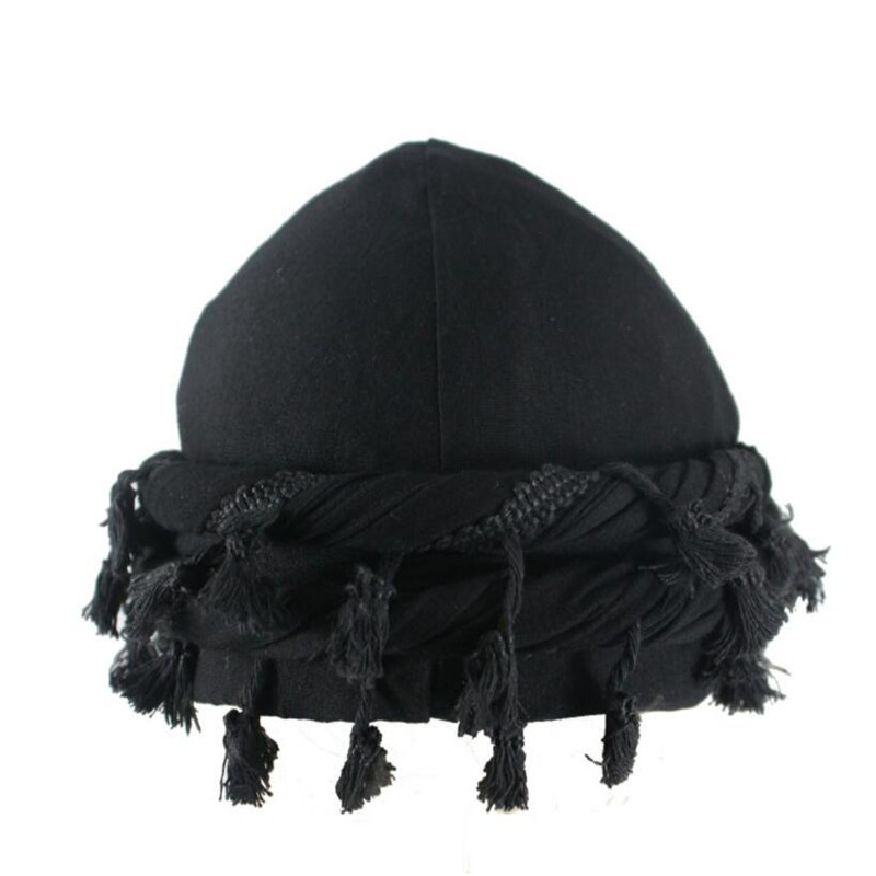 Chapeau Turban pour hommes, doublure en Satin, bandeau extensible, casquette de chimio Halo pour hommes, casquette indienne, foulard, chapeau Hip Hop