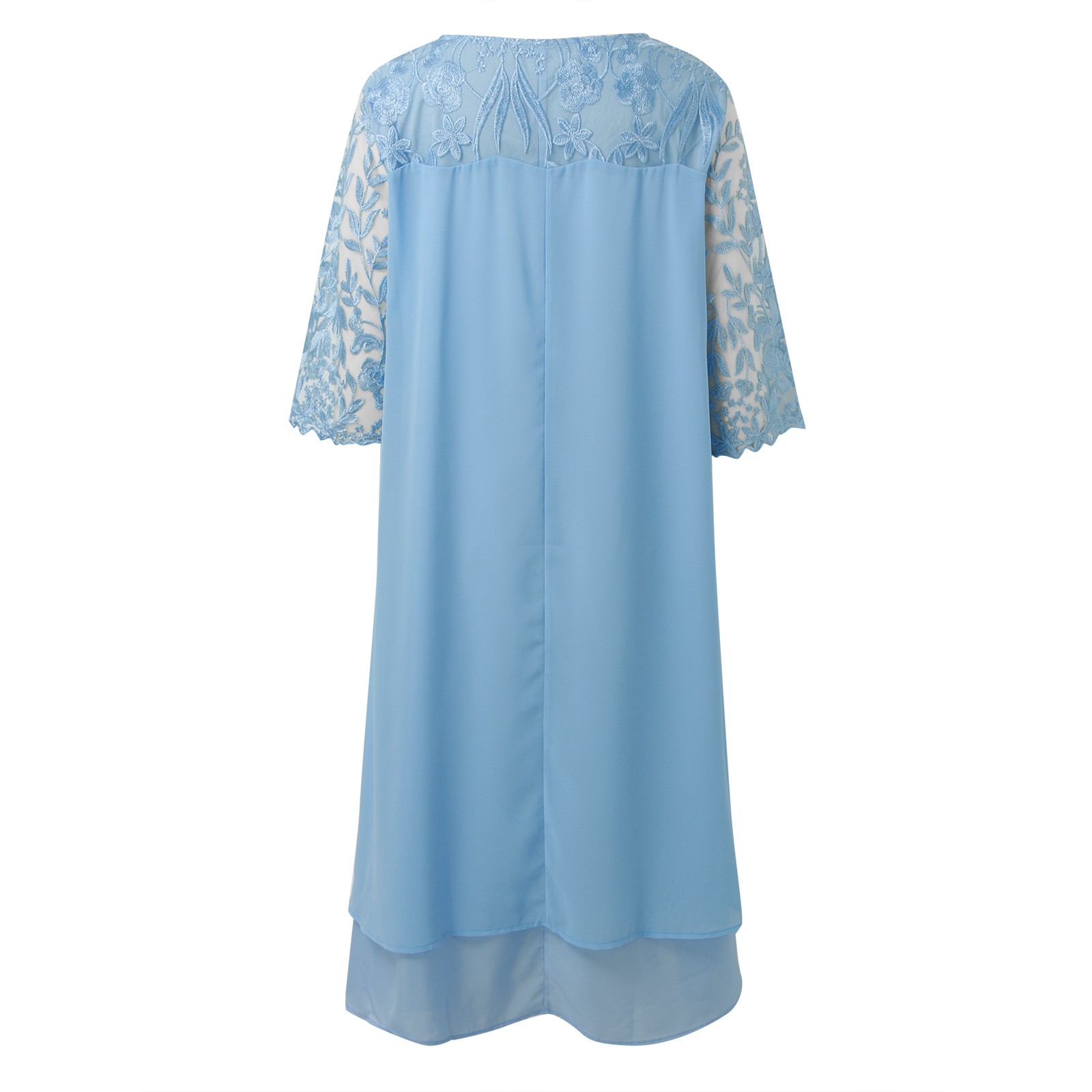 Grande robe brodée de fleurs pour femmes, robes élégantes pour femmes, invité de mariage, été, 2024, 3/4