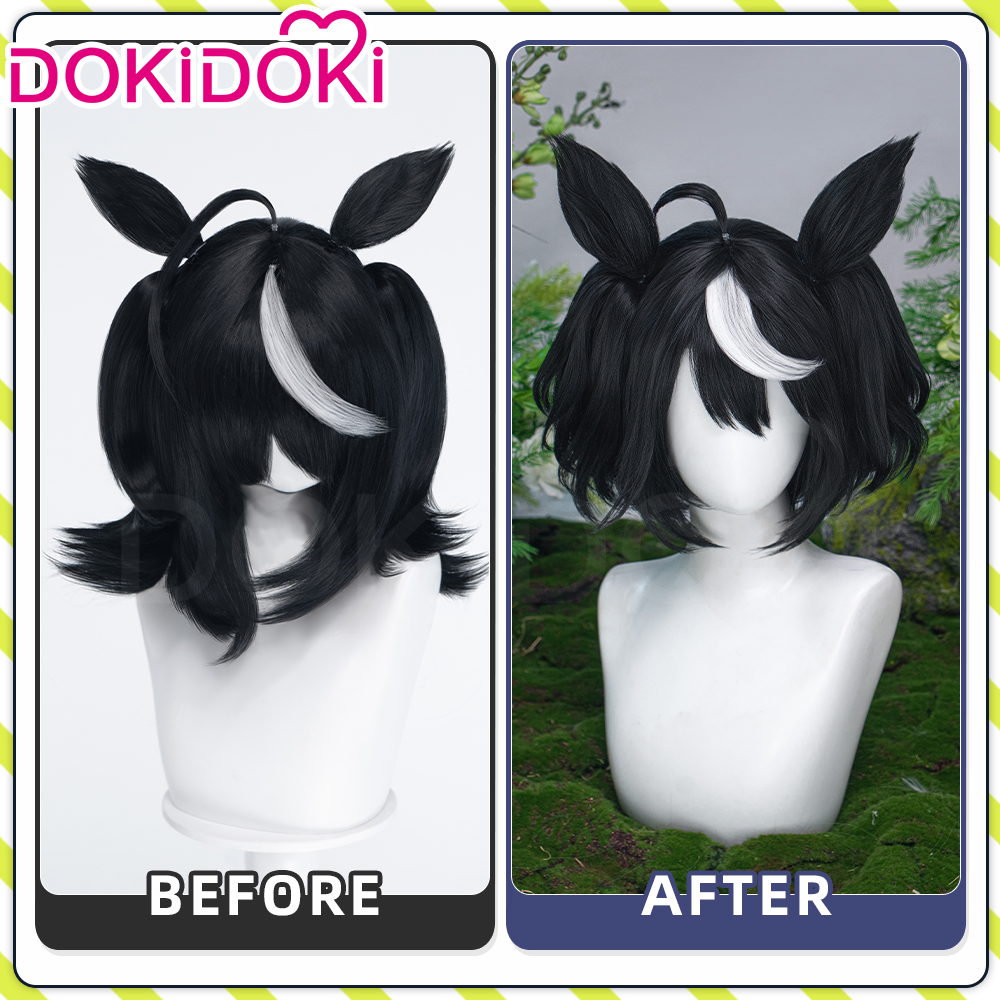 Haru Urara Agnes Tachyon Special Week Taiki Shuttle Kitasan Black Doto Kiseki Perruque de cosplay DokiDoki Halloween Hair Bonnet de perruque offert