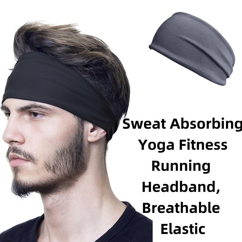 Bandeau Turban Élastique Couleur Unie pour Femme, Bandeau de Yoga, Cerceau à Cheveux Tendance pour Maquillage, Foulard Vintage, Accessoires Capillaires