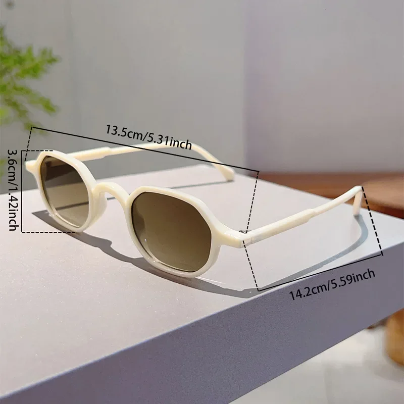Petites lunettes de soleil ovales tendance pour femmes et hommes, Vintage, élégantes, pour voyage, pour l'extérieur, Protection UV400