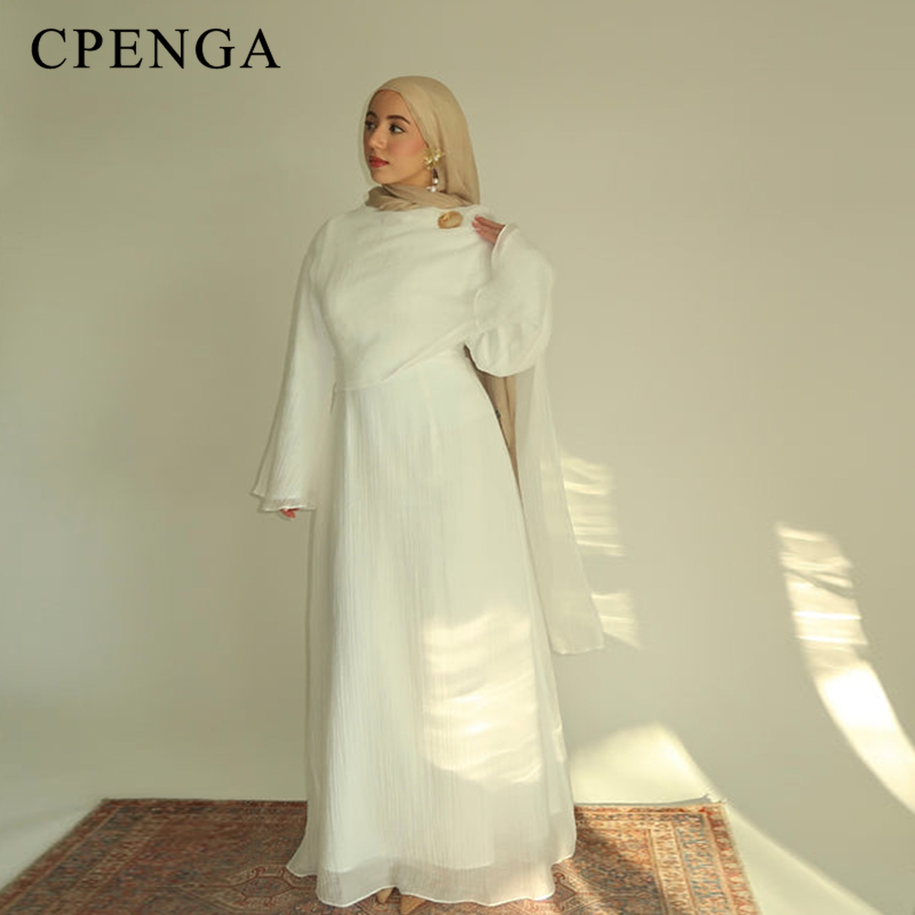 Ensemble deux pièces Cardigan musulman du moyen-orient pour femmes, Robe Abaya modeste pour Ramadan Eid dubaï, tenue élégante, couleur unie, turque