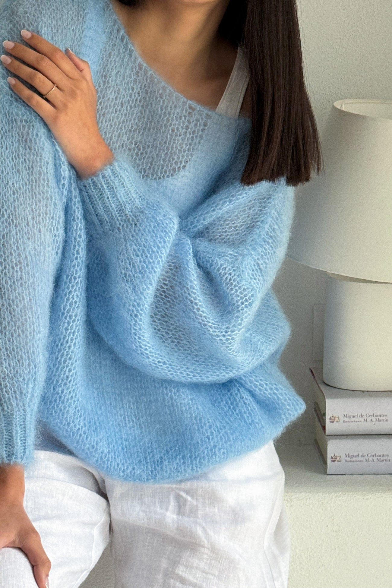 Pull décontracté pour femmes, doux et confortable, épaules dénudées, léger, tenue confortable pour printemps et automne, usage quotidien