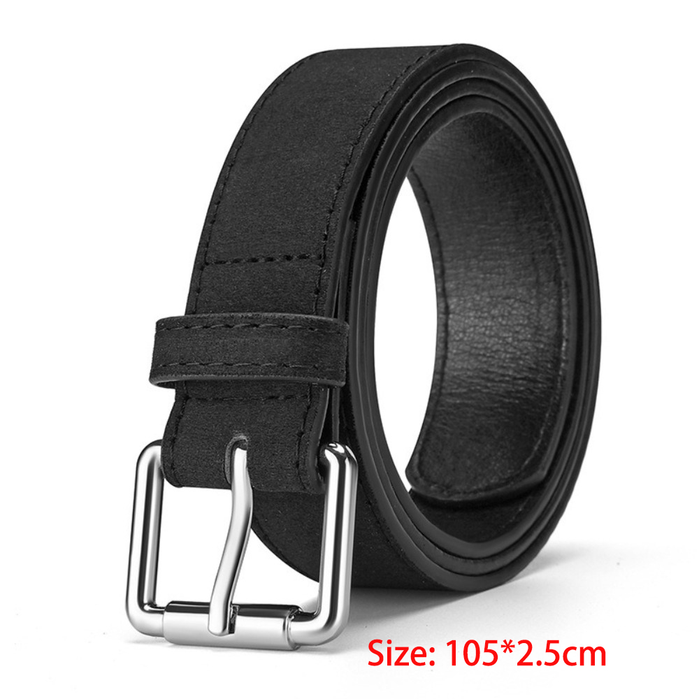 Nouveau rétro daim cuir ceinture décontracté polyvalent boucle ardillon ceinture pantalon robe ceintures femmes