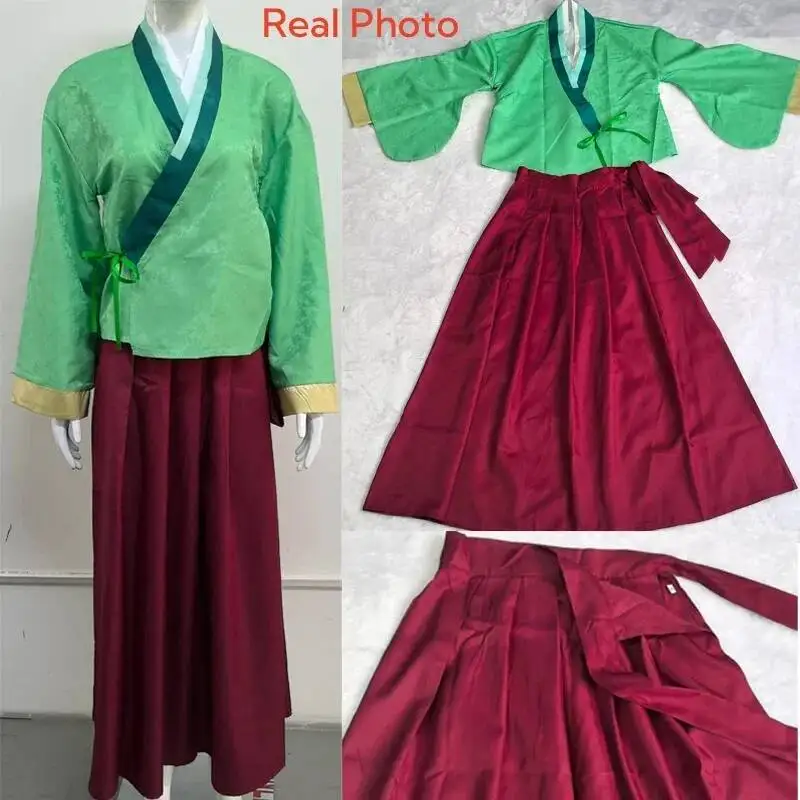 Costume de Cosplay Anime Maomao, Kimono Apothecary Diaries, uniforme Mao, tenues pour fête de carnaval d'halloween pour femmes