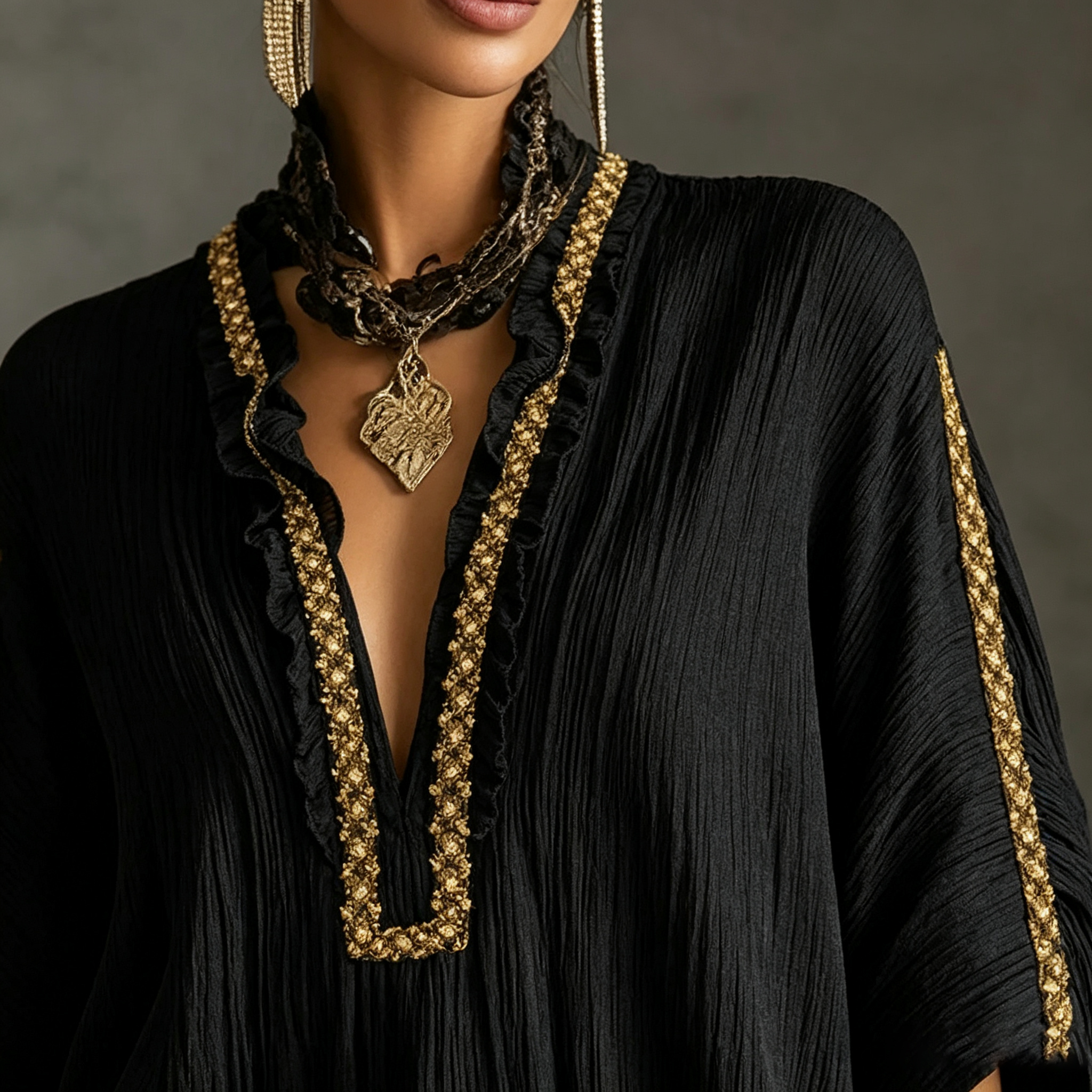 Robes d'été tendance pour femmes, robe courte ample à manches chauve-souris, robe de soirée sexy à col en V profond, robe bohème, Vestidos