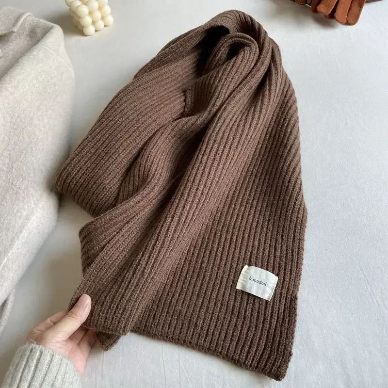Écharpe de Haute Qualité pour Femme et Fille, 160cm, Solide, Optique de Document, Douce, Confortable, Chaude, Décontractée, Automne Hiver