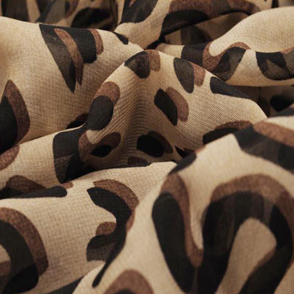 Écharpe Vintage en mousseline de soie pour femmes, foulard doux imprimé léopard, châle Harajuku, offre spéciale, mince, décontracté, Sexy, élégant, printemps, été