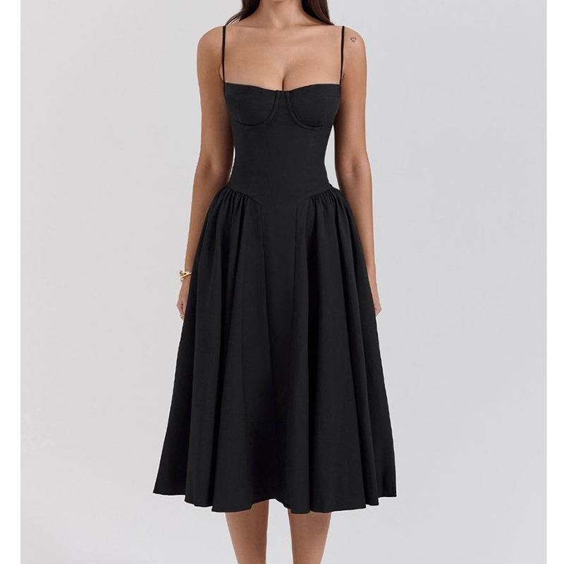 Été Sexy femmes robe bohême longues robes de luxe élégant col en v sans manches Slip fleur plage robe d'été pour femme 2025