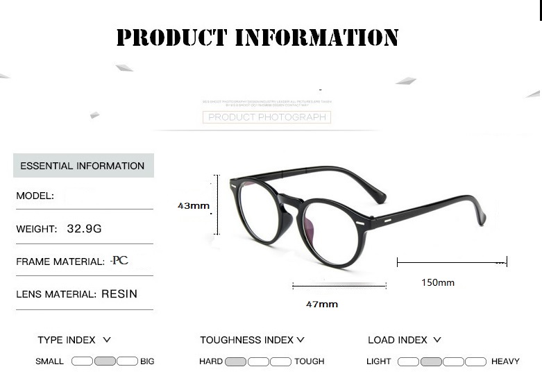 Lunettes optiques rondes anti-lumière bleue pour hommes et femmes, monture de lunettes vintage, verres transparents, 2024
