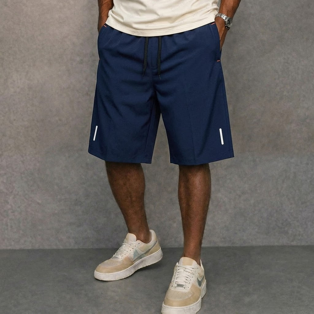 Shorts de travail d'été pour hommes, séchage rapide, athlétiques, pour la gym, décontractés, de randonnée, de plage, avec poches zippées, grande taille, coupe ample