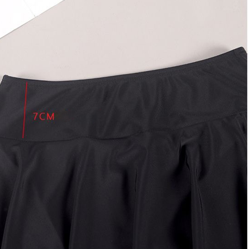Jupe de Tennis grande taille pour femmes, Mini jupe de Golf noire avec Short intégré, jupe courte extensible, gymnastique, entraînement sportif