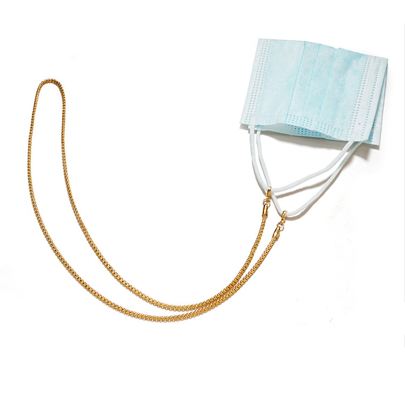 Chaîne de lunettes de lecture à la mode pour femmes, cordons de lunettes de soleil en métal, sangles de maintien, fournitures de retenue de lunettes