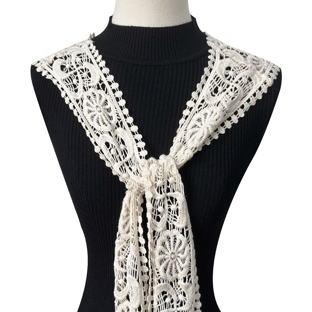 Écharpe de style coréen avec faux col pour femme, châle féminin, chemisier à épaules