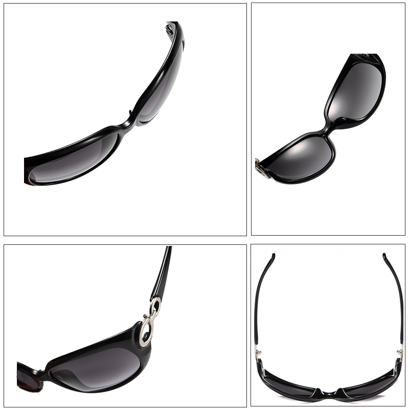Lunettes de soleil polarisées pour femmes, verres solaires de luxe, design de marque, nouvelle mode