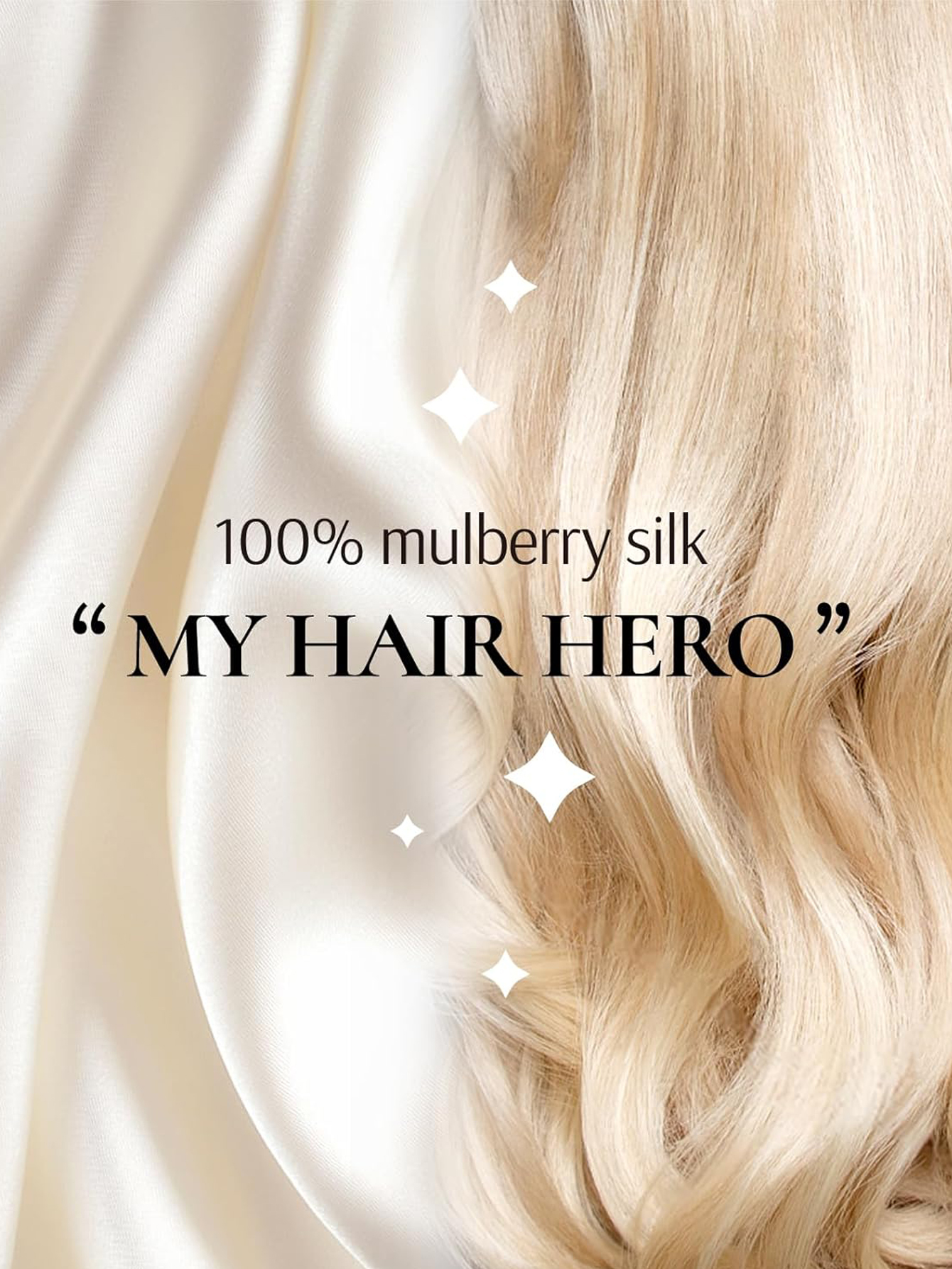 Chouchous pour cheveux en soie de mûrier 100% pure de grade 6A, extra larges de 3 cm de largeur, faits à la main, doux et sans dommage pour les cheveux, pour femmes