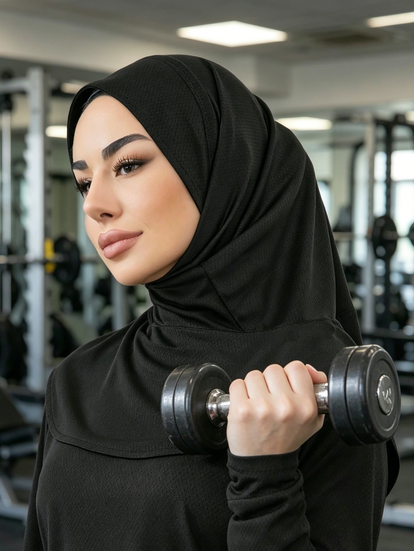 Sous-bonnet de sport instantané à séchage rapide, Hijab modeste pour femmes, Foulard confortable couvrant le cou, Vêtements de sport musulmans