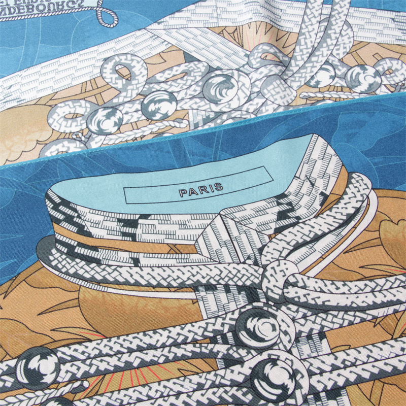Injplanchers f-Foulards Carrés Imprimés Rétro pour Femme, Châles de Plage, Bandana, Hijabs