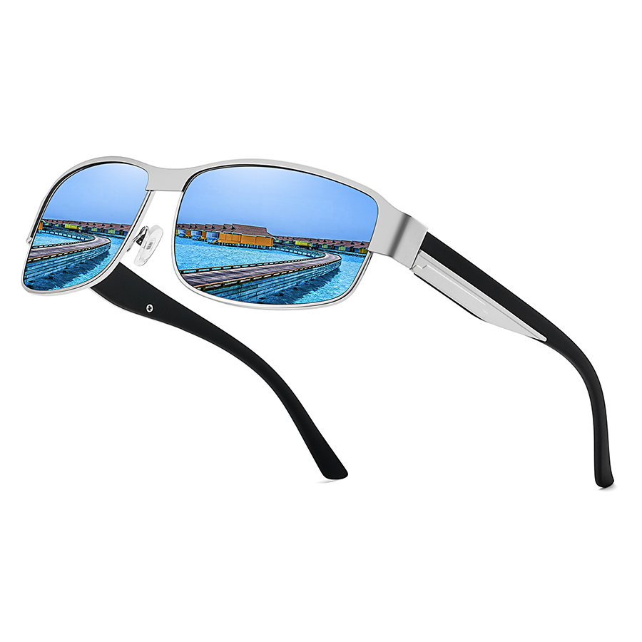 Lunettes de soleil de créateur vintage carrées de haute qualité pour hommes et femmes, idéales pour les loisirs, les voyages, l'été, la plage, les vacances, la conduite et la pêche