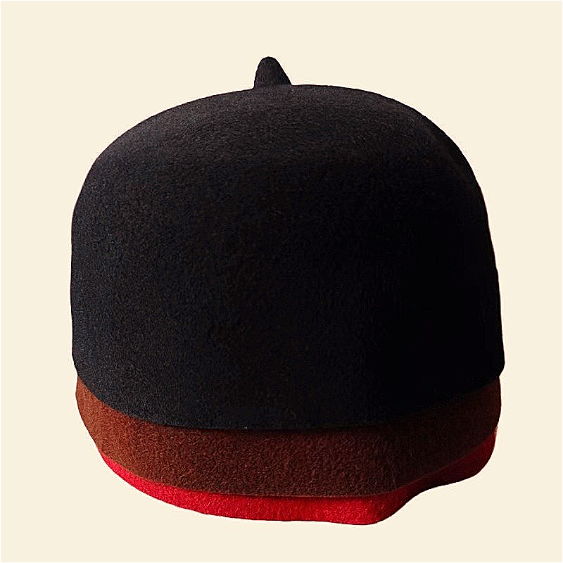 Chapeaux de prière Eid pour hommes musulmans, 100% laine véritable, vert, marron, noir, casquette Kufi, béret fait à la main, chapeau élégant de printemps