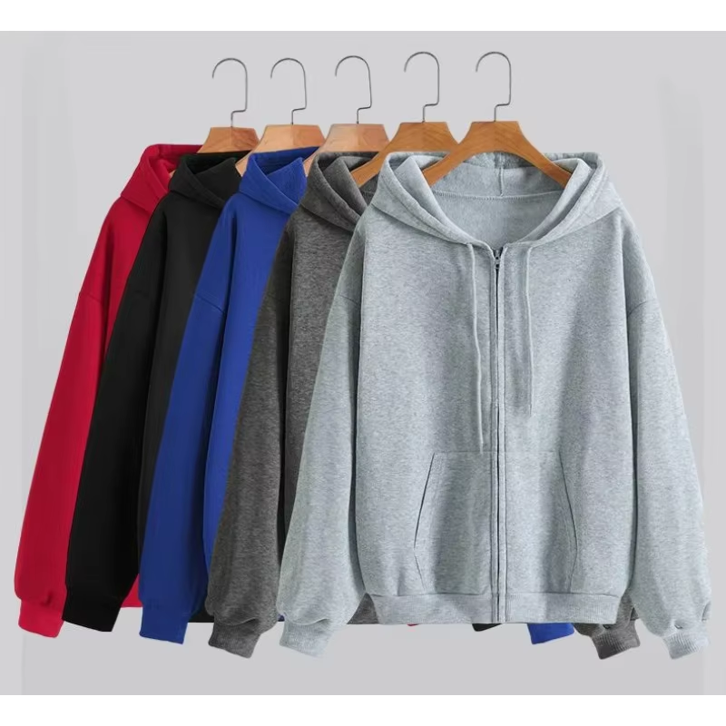 Sweat-shirt à capuche en polaire pour femmes, fermeture éclair, sport, course à pied, mode femme, classique, décontracté, vestes à fermeture éclair, Y2k, Hip Hop, Streetwear, 2025