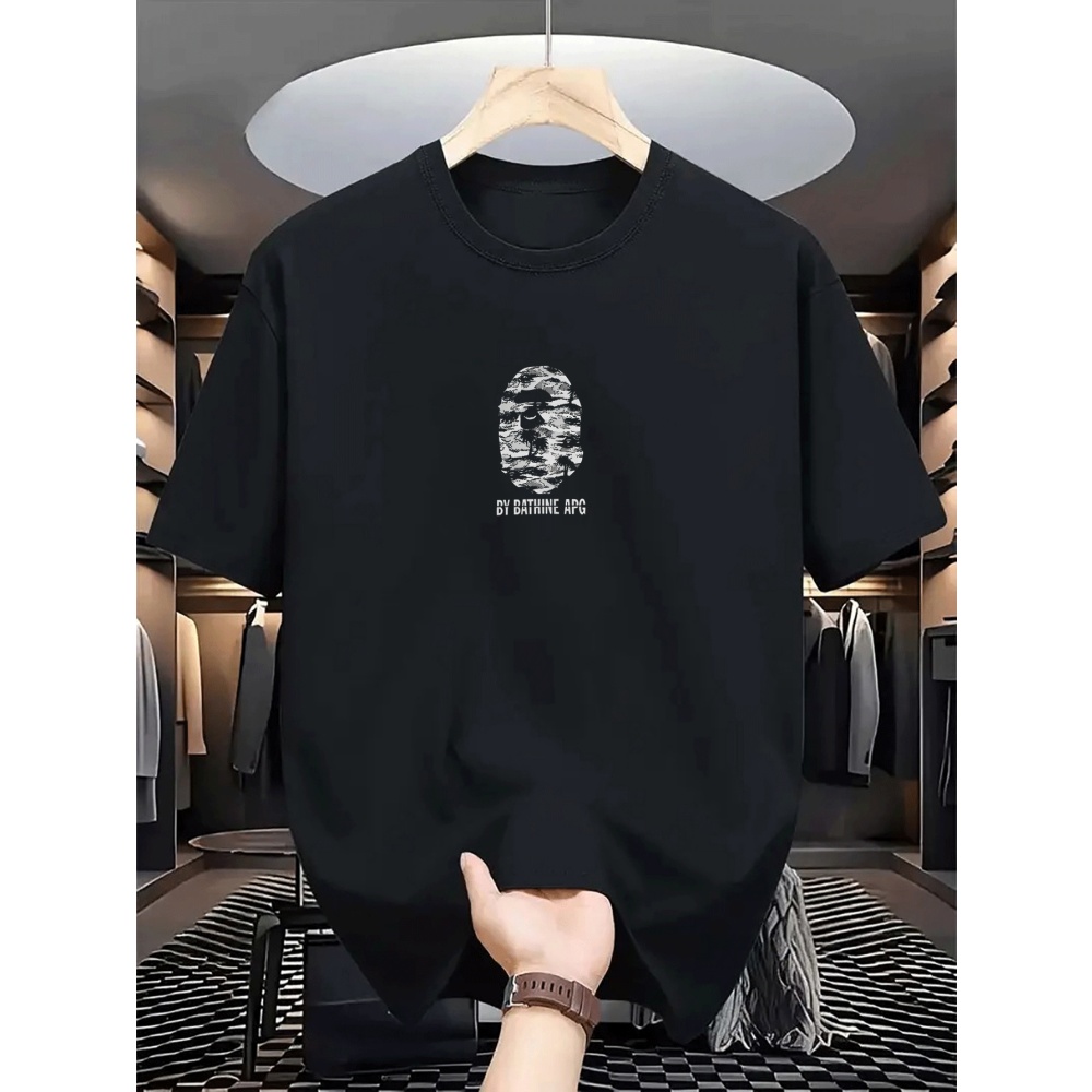 Nouveau T-shirt de course pour homme, printemps et été, coupe ajustée, imprimé, séchage rapide, manches courtes, respirant, T-shirt de sport fitness