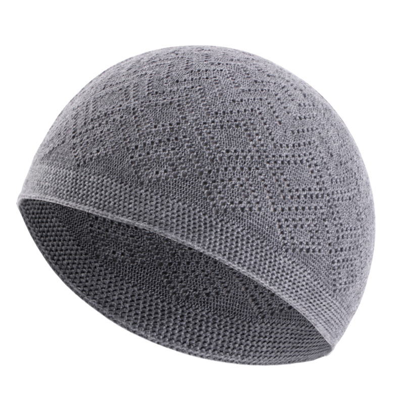 Chapeaux de prière doux tricotés de Style ajouré pour l'extérieur, bonnets unisexes, casquette ventilée, chapeau de tête enveloppant pour hommes juifs islamiques, cadeaux