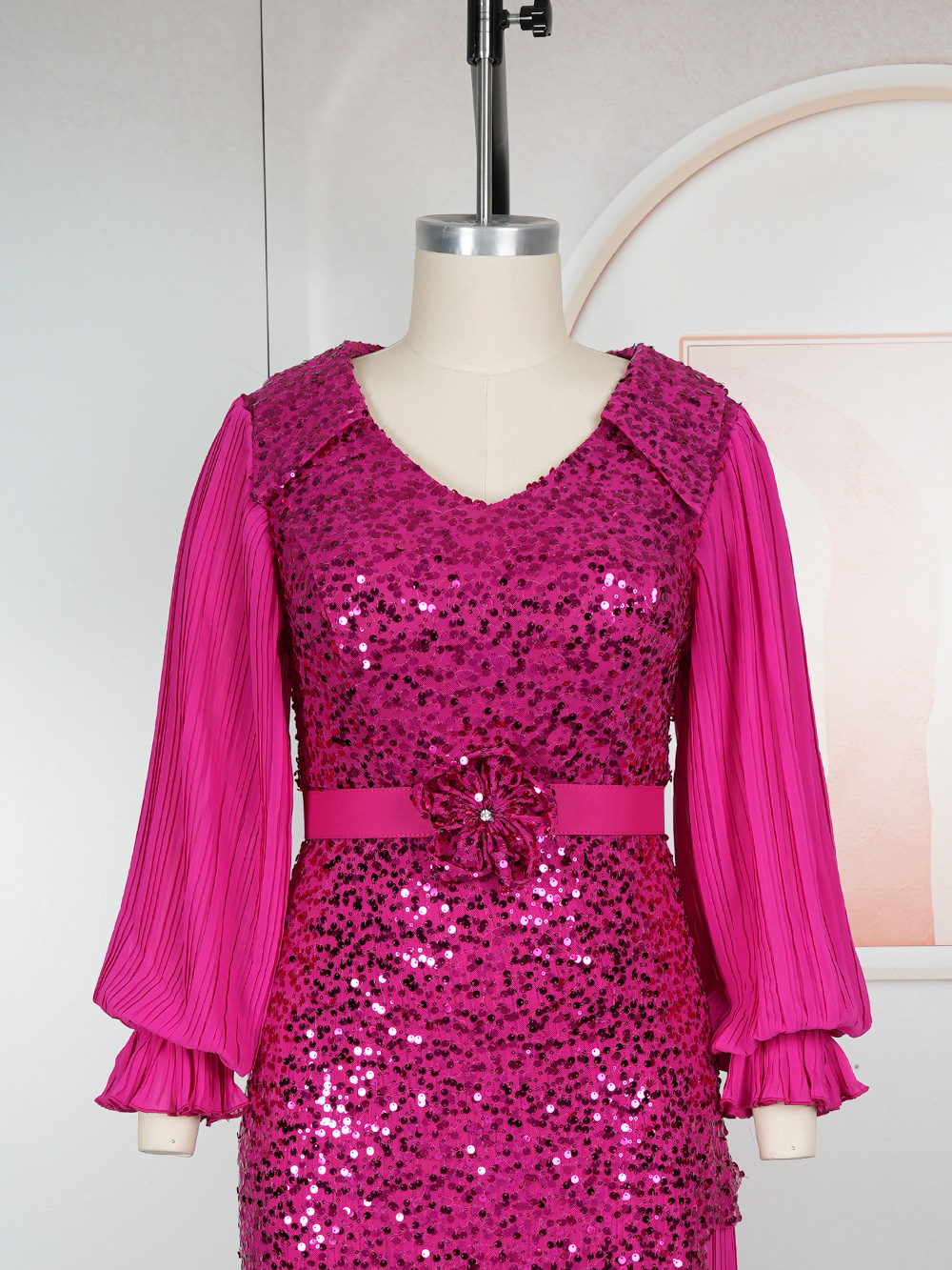 Robes longues en mousseline de soie pour femmes, style africain Dashiki, robe à paillettes, Abaya de Dubaï, robe de soirée de mariage, robe d'anniversaire, vêtements d'été 2026