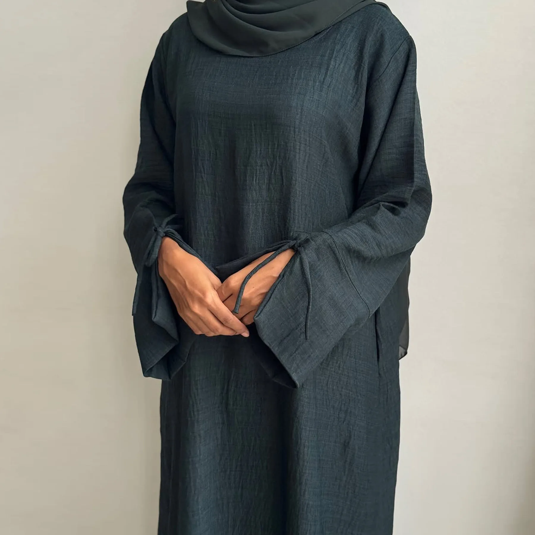 Vêtements de prière musulmans pour femmes, Kaftan, Robe musulmane, Abaya, Niqab, tiens imar, Ramadan, Dubaï, Turquie, Noir, 2025