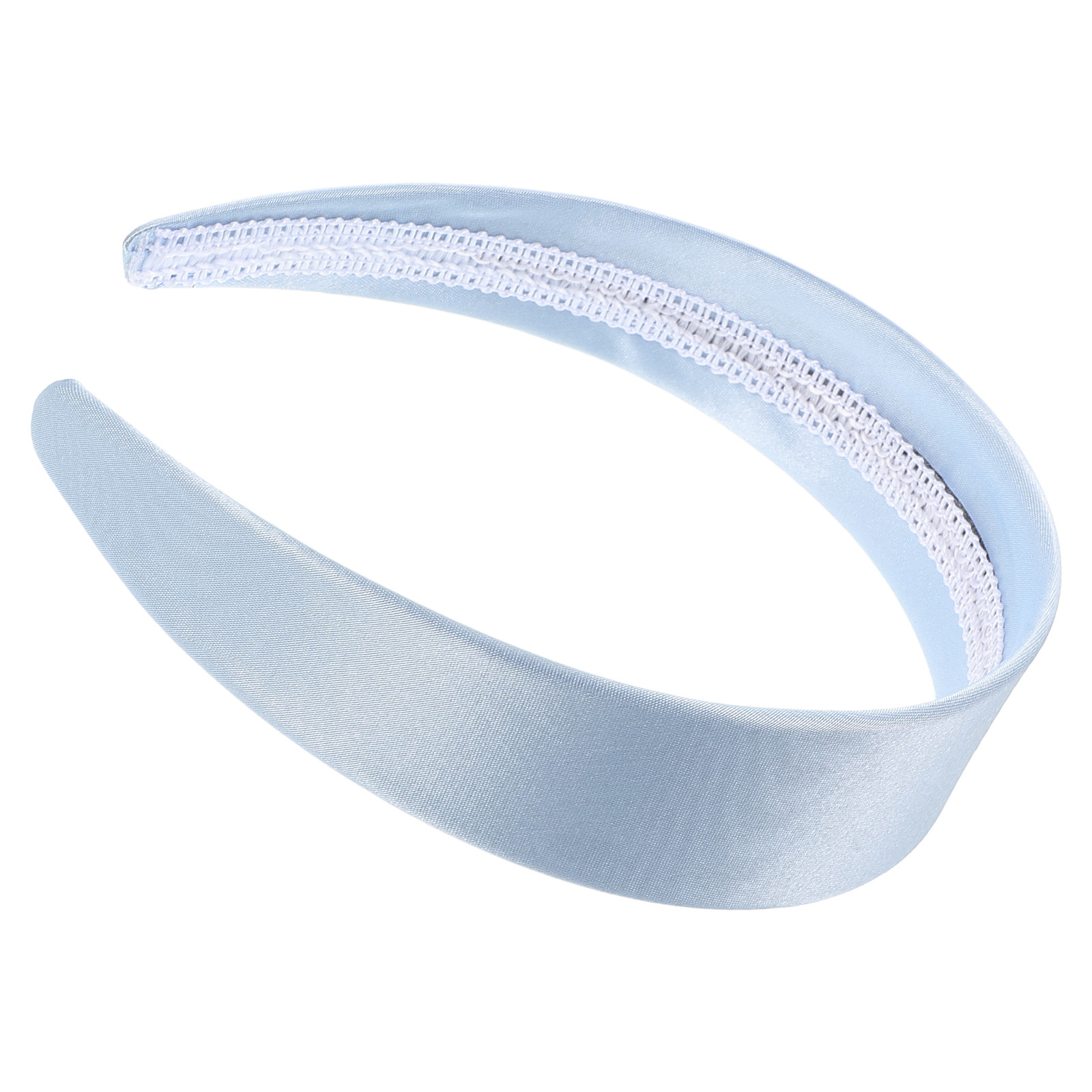 Serre-tête de luxe en satin pour femmes, large et antidérapant, bandeau simple pour filles et adultes, accessoire de mode pour les fêtes et le réveillon du Nouvel An