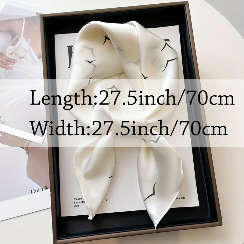 Marque de luxe 2024 foulard maigre écharpe pour femmes Satin rubans de soie Bandana dames cou cravate poignet enveloppement châle Echarpe