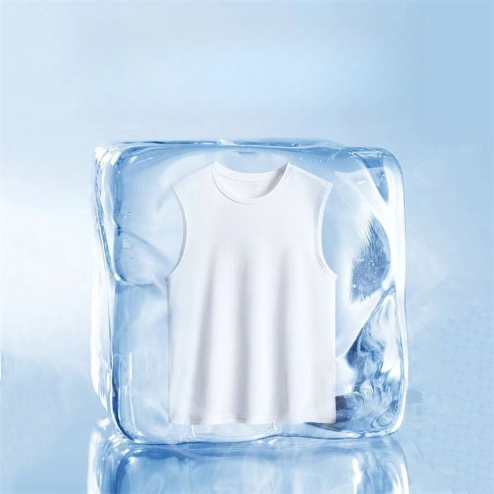 Débardeur en maille pour homme, débardeur de sport en maille pour homme, vêtements de sport, haut de fitness transparent sans manches