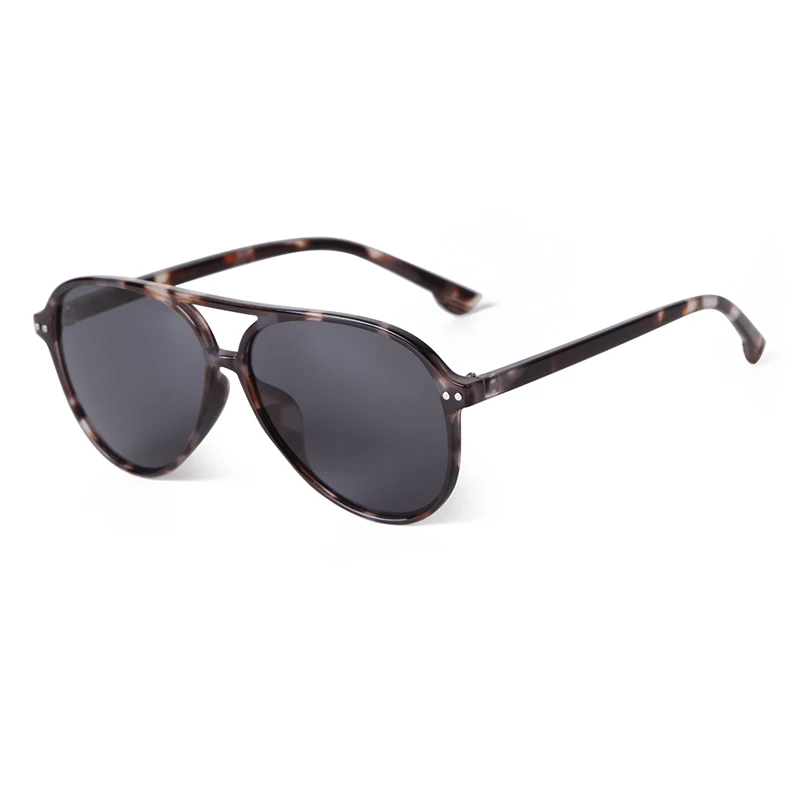 Nouvelles Lunettes de Soleil Aviateur Chic pour Femme et Homme, Design de Marque 2026, Verres Dégradés Bleus, Monture Écaille de Tortue, Lunettes de Soleil Rétro pour Femme