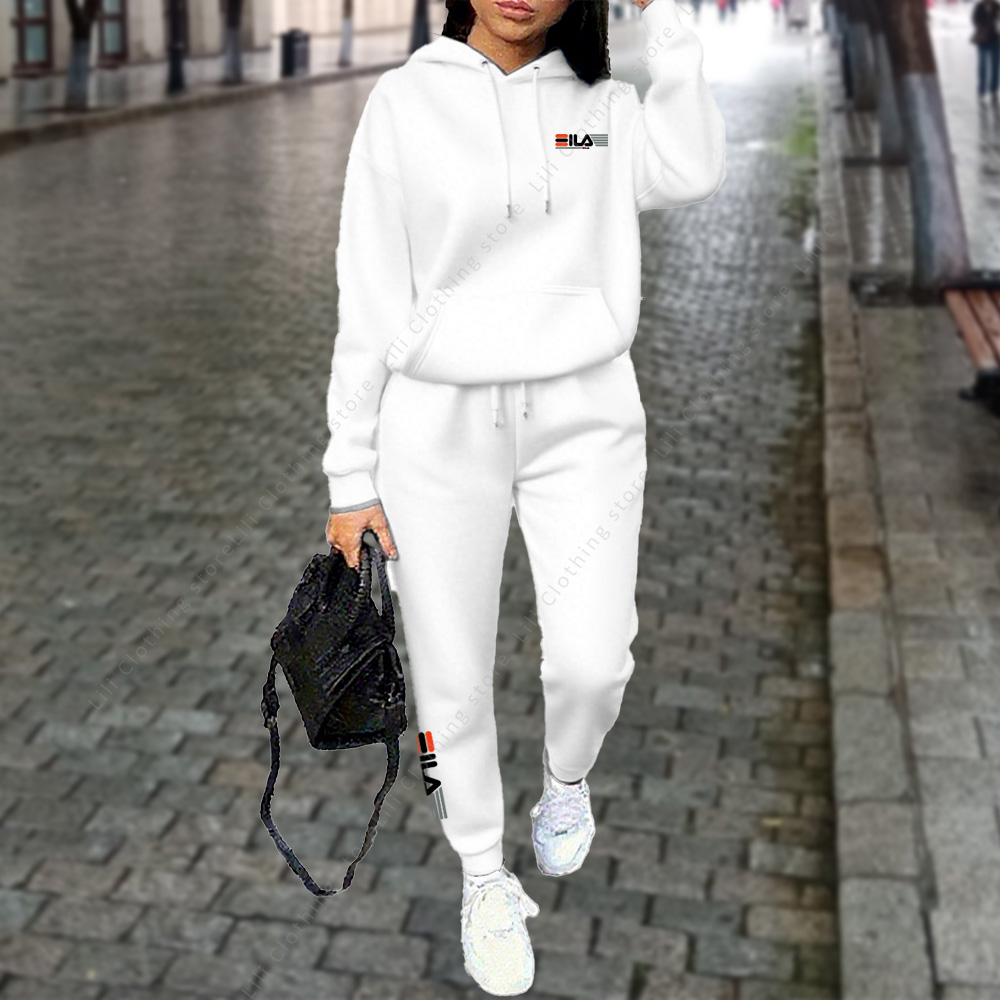 Survêtement femme sweat à capuche pantalon 2 pièces costume Sports d'hiver Jogging tenues mode rue vêtements de créateur pour femmes pantalon ensemble