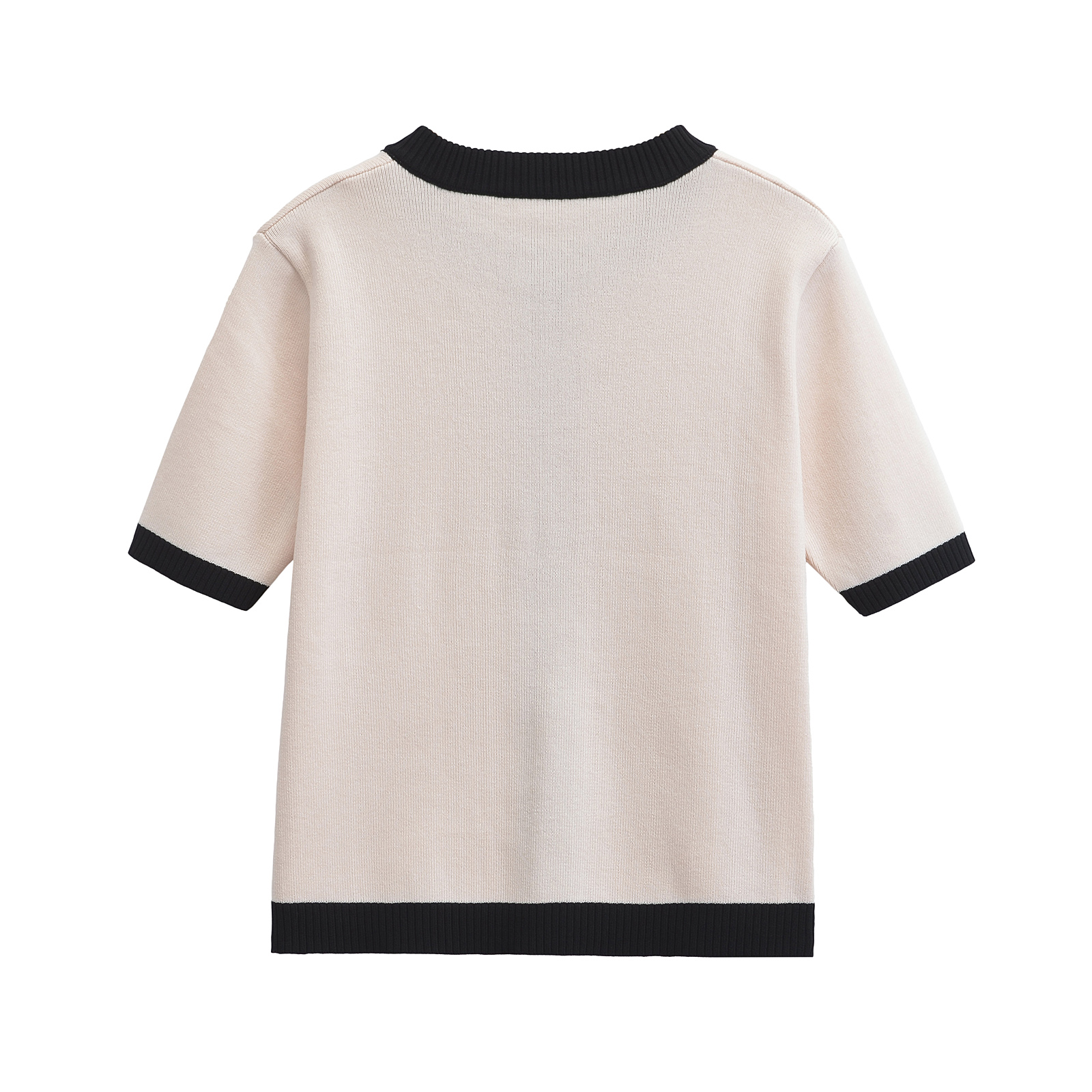 Veste tricotée pour femmes, nouvelle mode décontractée, classique, col rond, simple boutonnage, manches courtes, pull, manteau, été