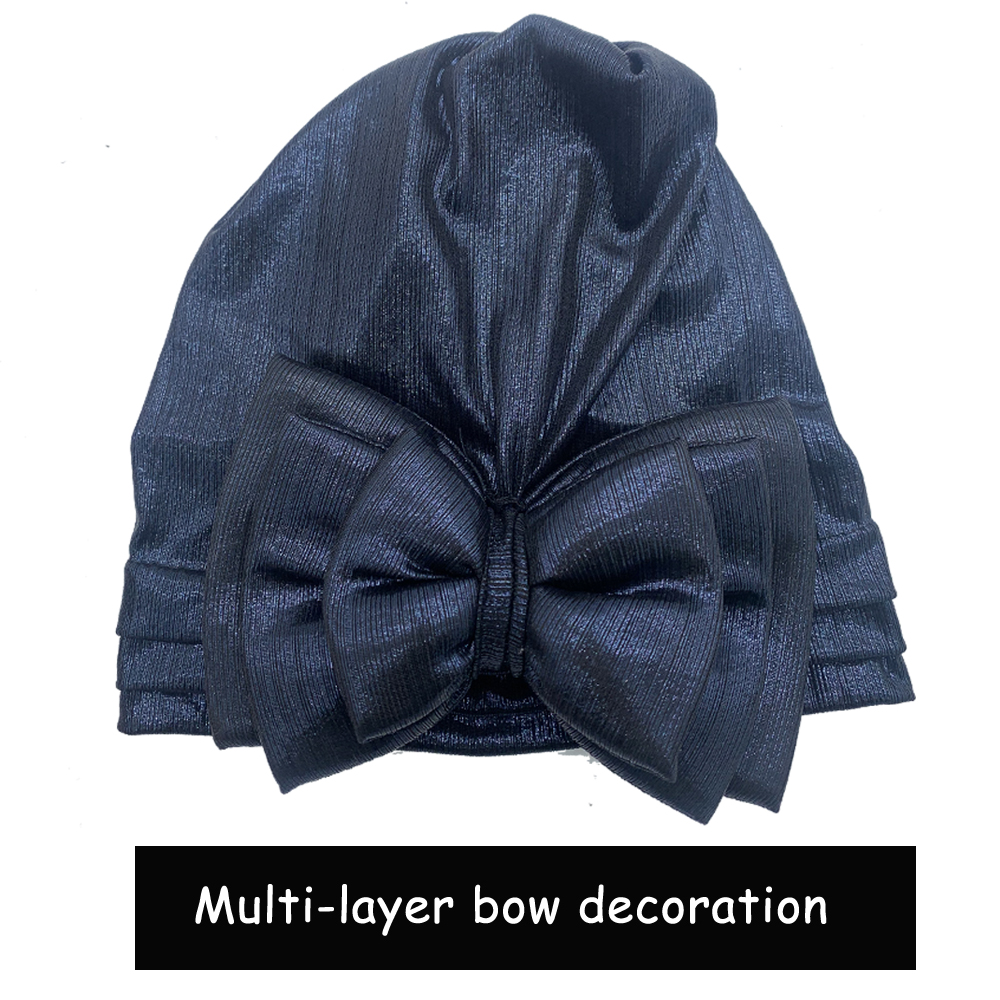 Turban à Nministériels d Papillon D.lique pour Femme, Bonnet Rond de Tête Africaine, Écharpe de Sauna Musulmane, Chapeau de ix