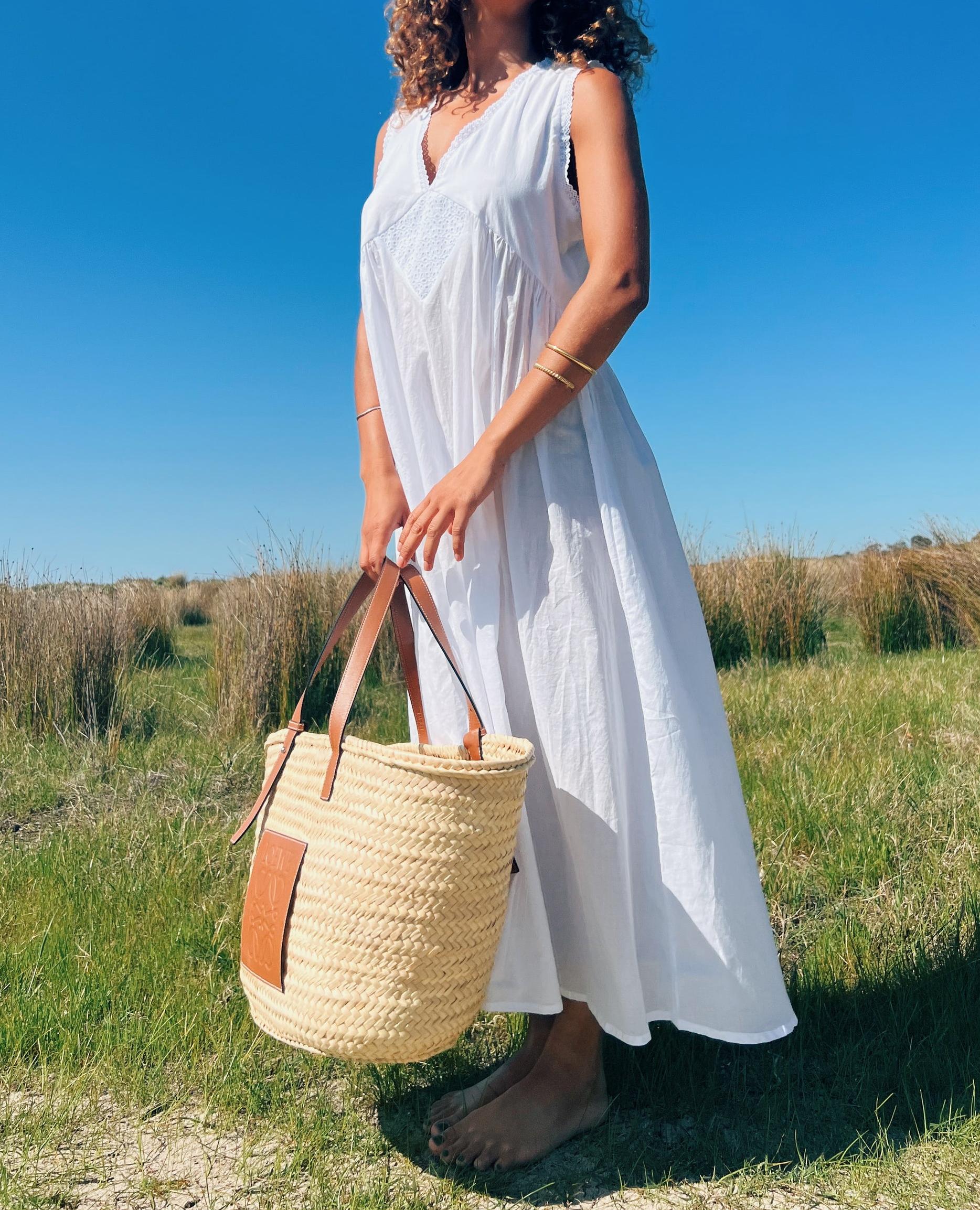 Femmes confortable décontracté Vintage coton Robe Robe été couleur unie col en V pull sans manches Robe offre spéciale S M L