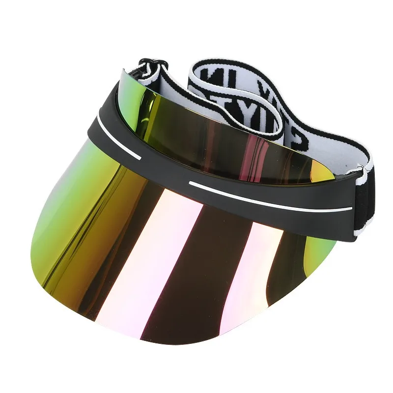Nouvelle mode lentille visières colorées vide haut Tennies Sprots chapeau pour femmes pour voyage en plein air Uv chapeaux de soleil pour hommes chapeaux de plage Panama