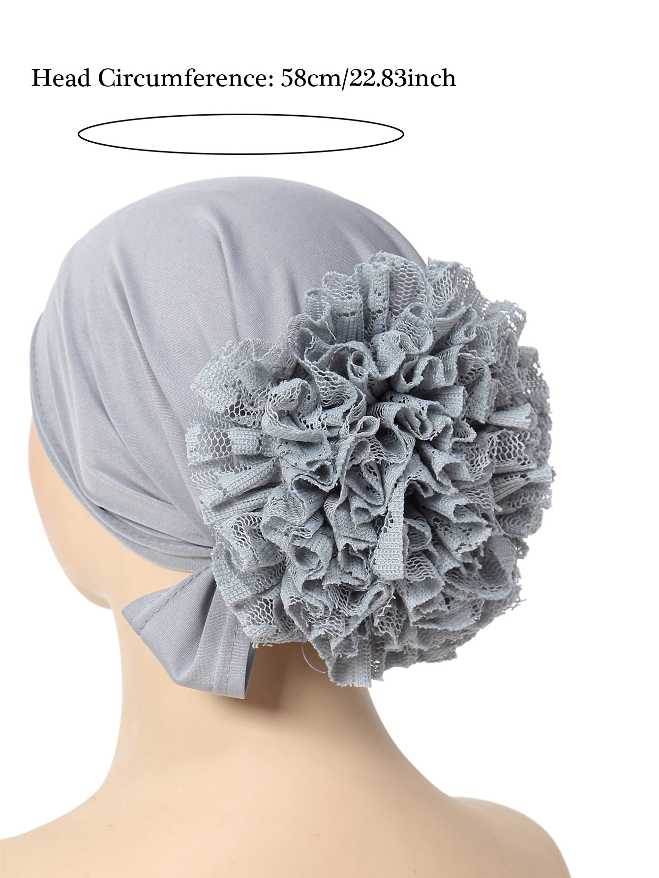 Turban Hijab de couleur unie pour femmes, à la mode, décor floral, couvre-chef du Ramadan, écharpe pour la vie quotidienne, multicolore disponible