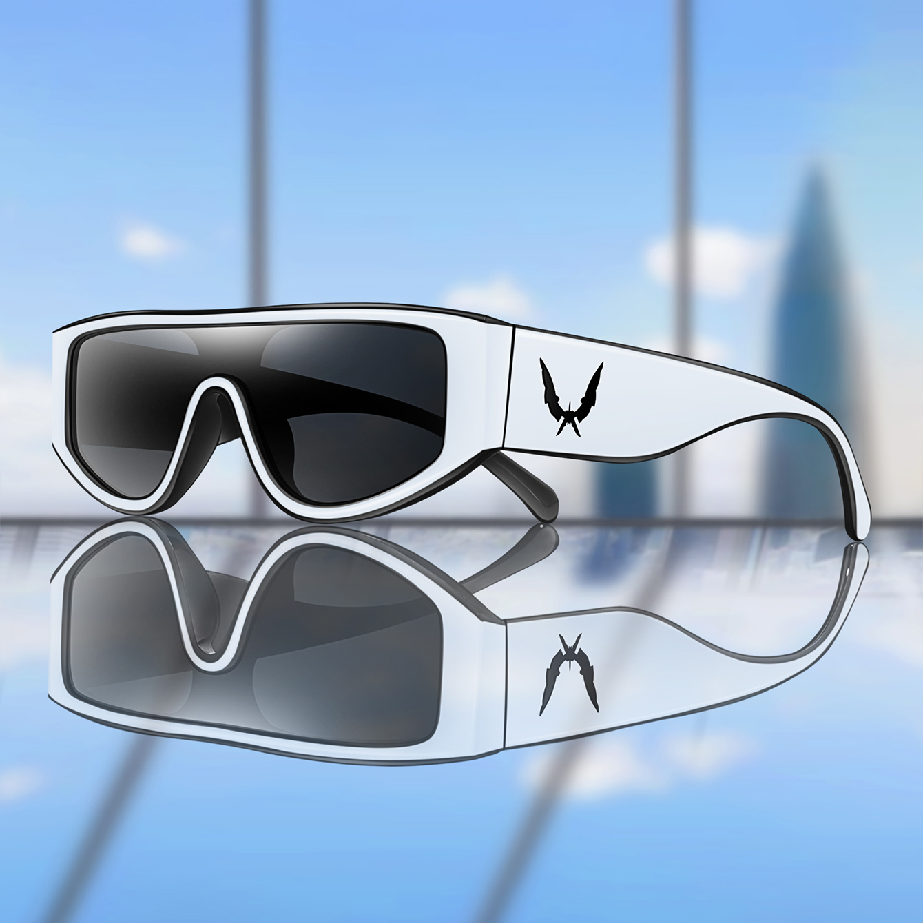 Lunettes de soleil tendance TAMWY pour hommes et femmes, pour tenues quotidiennes, fêtes, shopping, randonnée, monture complète, branches larges