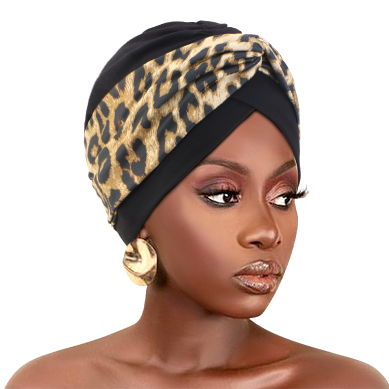 Nouveau noeud torsadé imprimé fleuri musulman Turban femmes Hijab chimio casquette Bonnet Strech indien foulard Bandana chimio bonnets casquettes couverture