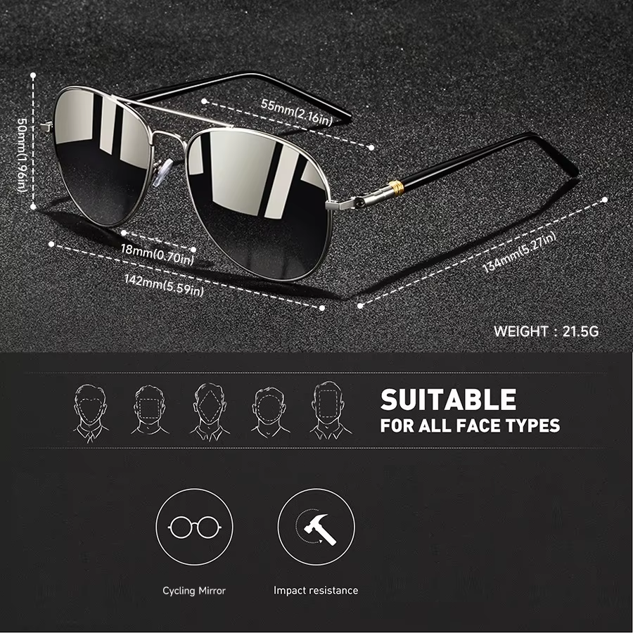 Lunettes de soleil de pilote vintage tendance, lunettes de soleil de luxe pour homme, lunettes de soleil de marque de créateur, lunettes rétro