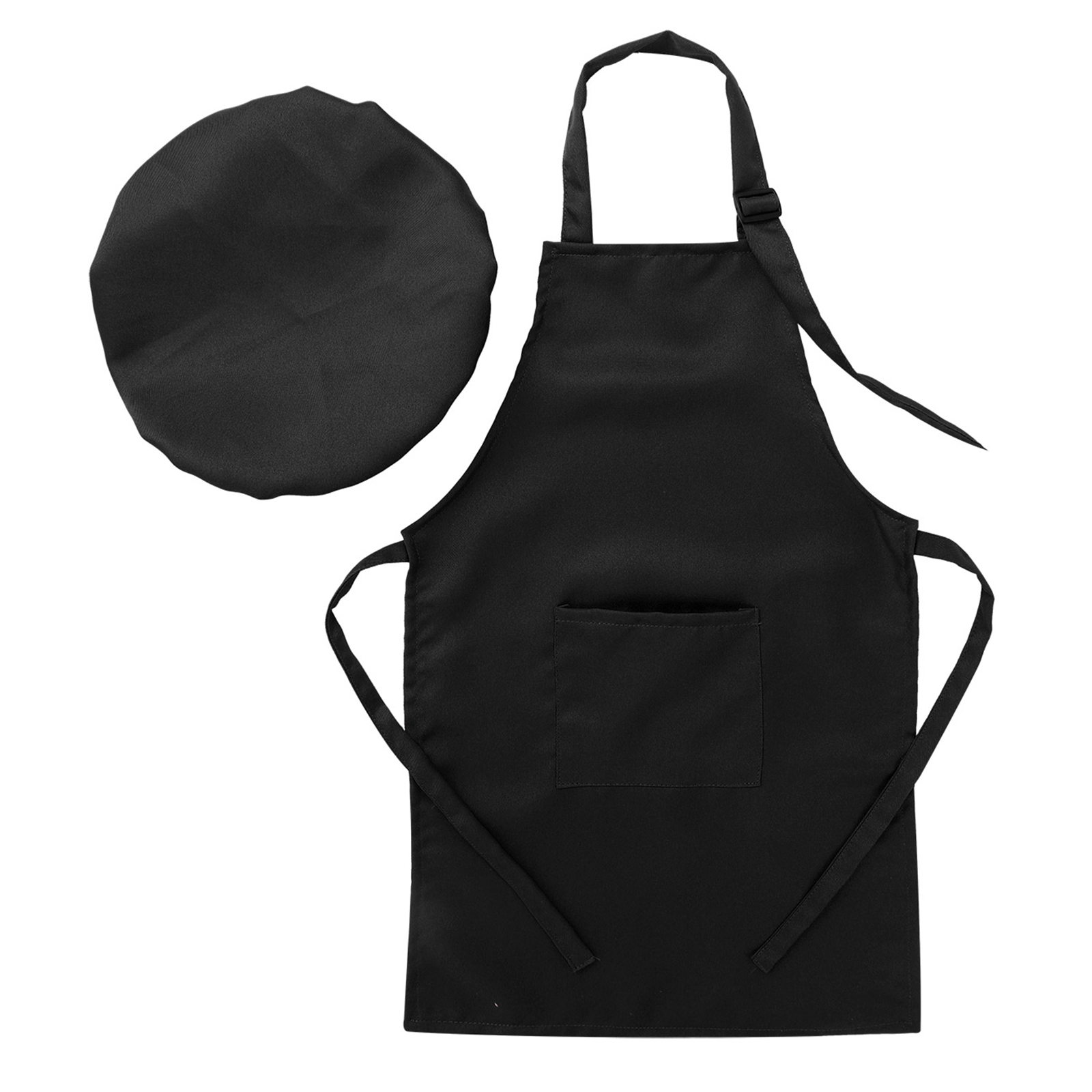 Ensemble de olympiques de chef unisexe pour hommes et femmes, tablier à lacets, chapeau de cuisinier réglable, licou adulte, cuisine, restaurant, hôtel, è