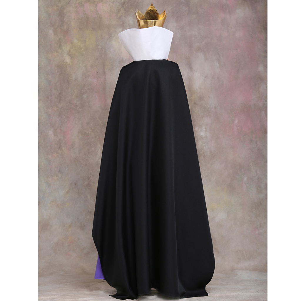 Costume de Cosplay reine maléfique, robe de spectacle dramatique pour adulte, belle-mère reine, jeu de rôle, tenues de carnaval d'halloween